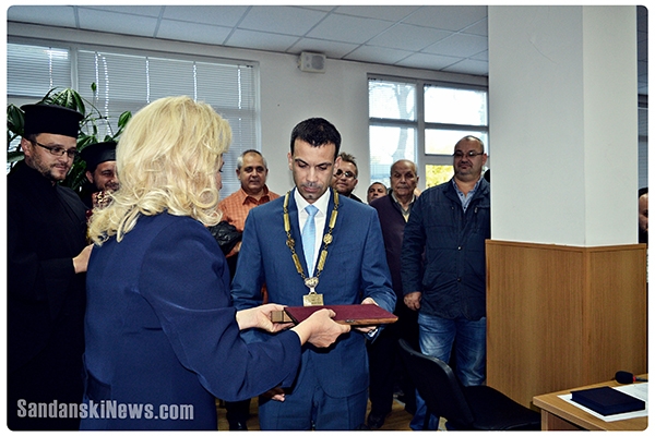 Новият кмет на Сандански Кирил Котев положи клетва и встъпи в длъжност